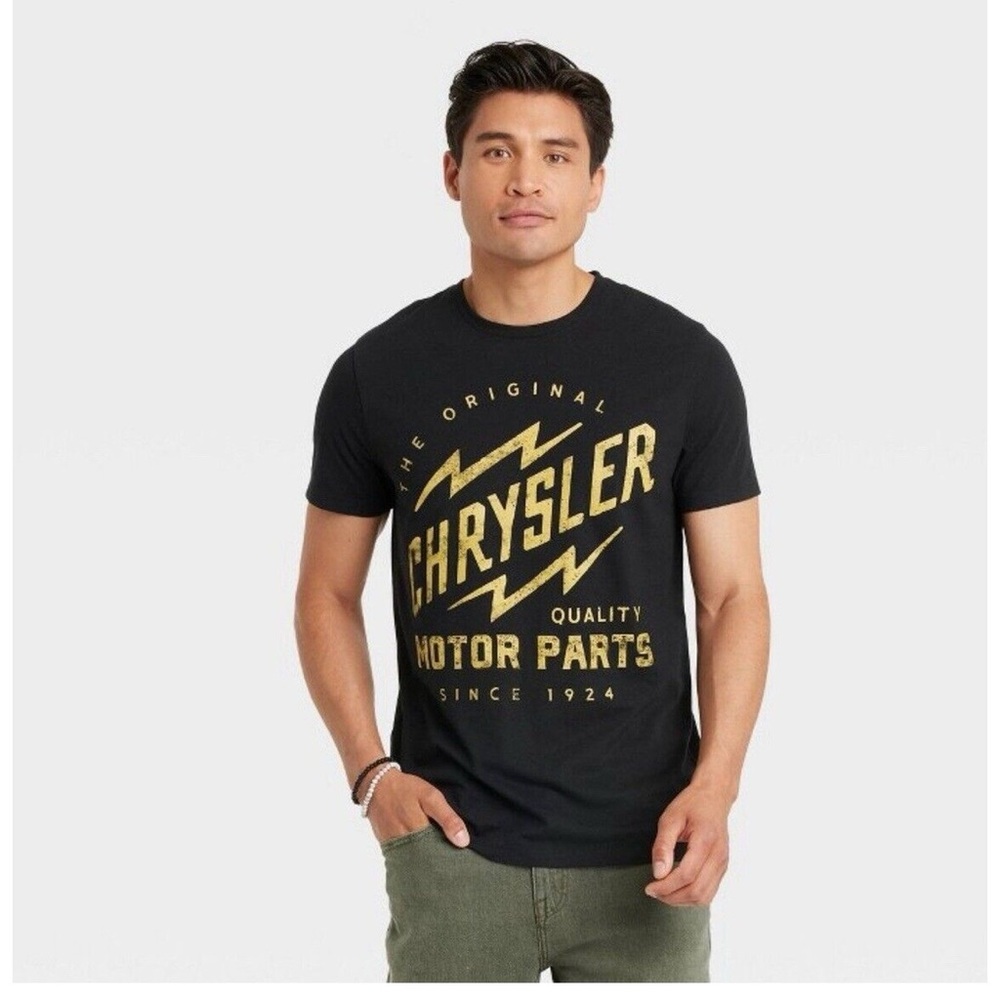 Goodfellow & Co Black Tee with Yellow Graphic